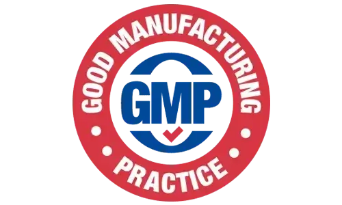 GMP certified supplement manufactured under strict quality control standards ensuring consistency, purity, and product safety